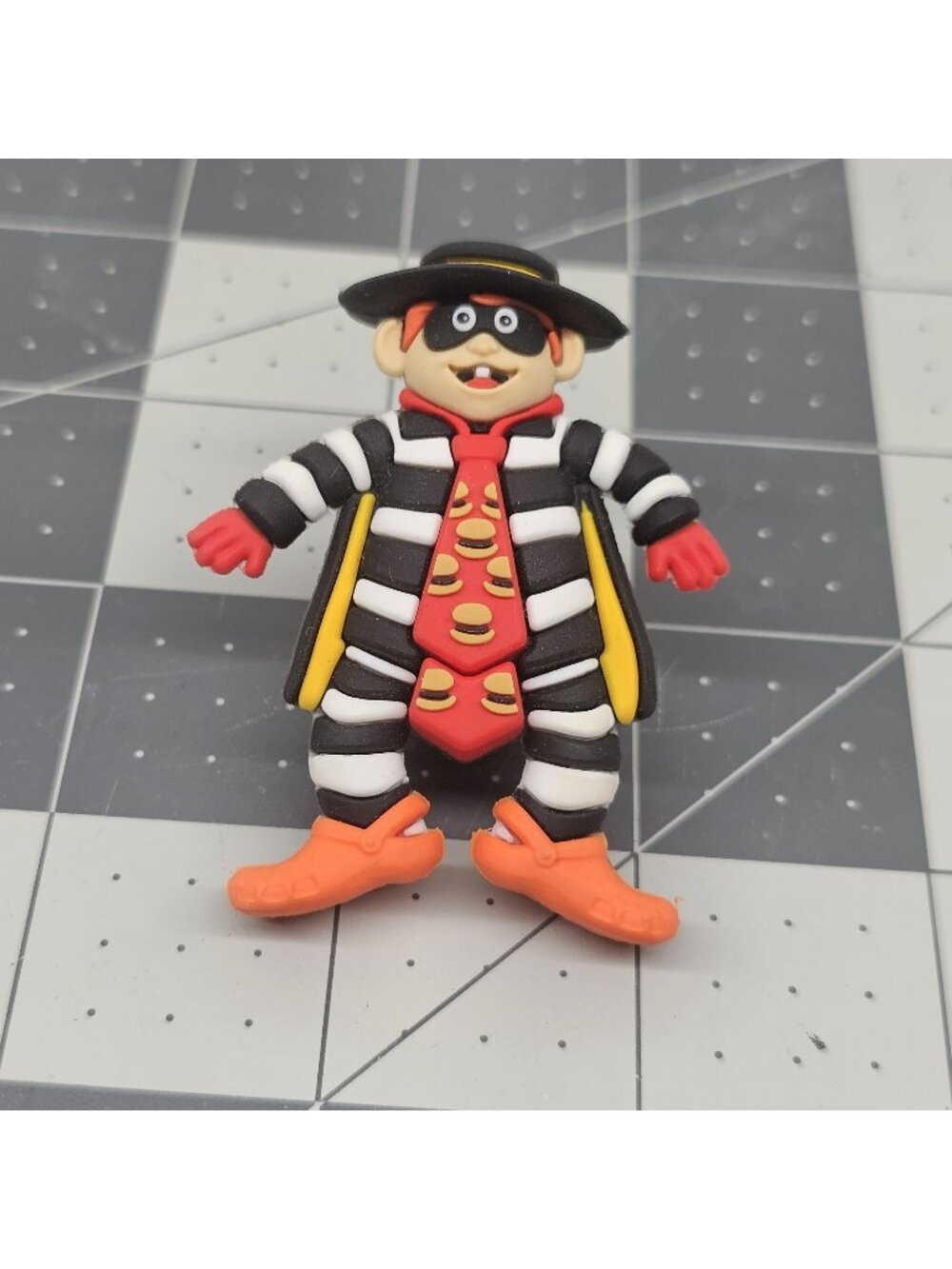 McDonald's Hamburglar Shoe Charm Jibbitz For Crocs Fast Food Vintage Retro